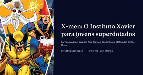 instituto xavier para jovens|Instituto